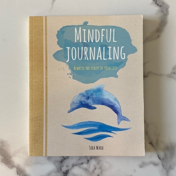 Mindful Journaling Notebook with Blue Dolphin by - Picture 1 of 2